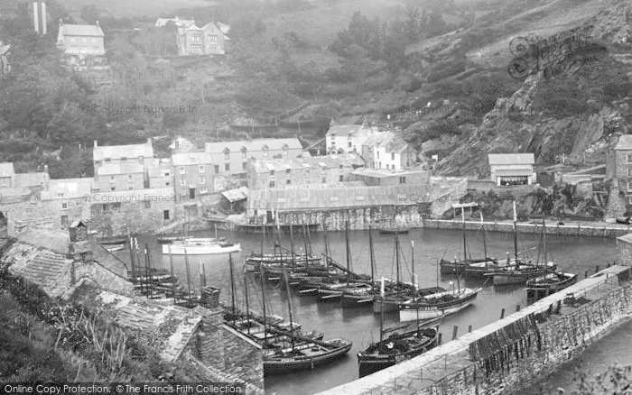 Photo of Polperro, Fishing Boats In The Harbour 1924