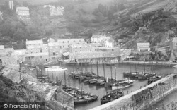 Fishing Boats In The Harbour 1924, Polperro