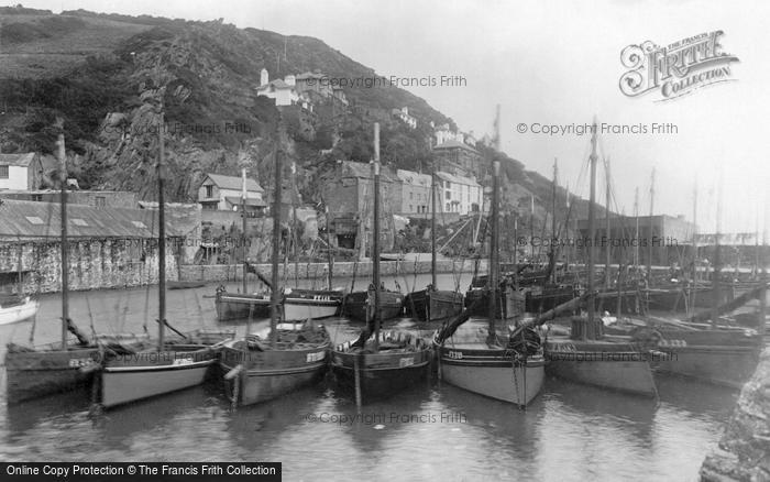 Photo of Polperro, Fishing Boats In The Harbour 1924
