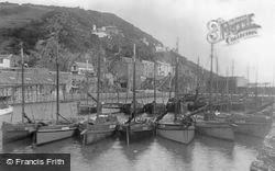 Fishing Boats In The Harbour 1924, Polperro