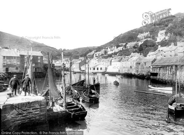 Photo of Polperro, Fishing Boats In The Harbour 1924