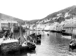 Fishing Boats In The Harbour 1924, Polperro