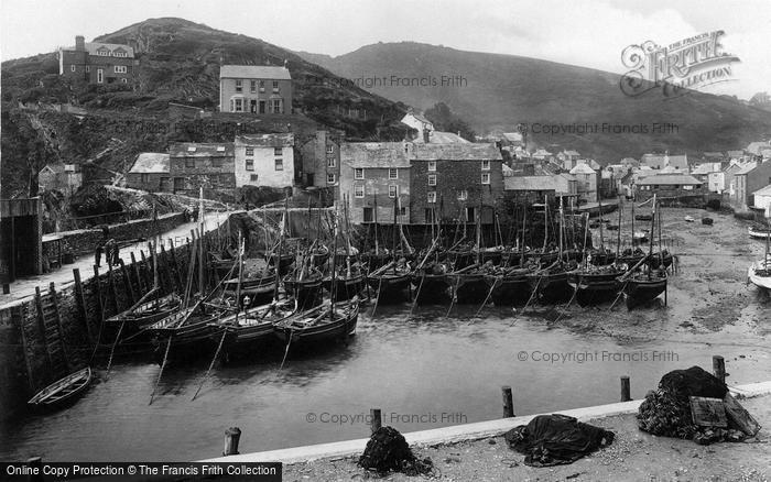 Photo of Polperro, Fishing Boats In The Harbour 1924