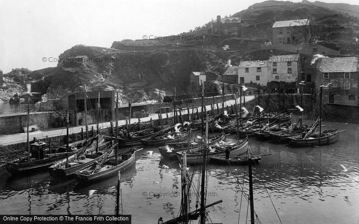 Photo of Polperro, Fishing Boats In The Harbour 1928