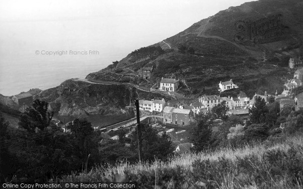 Photo of Polperro, From Talland Hill c.1955