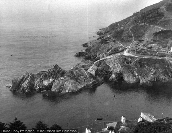 Photo of Polperro, From Talland Hill c.1955