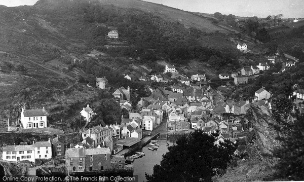 Photo of Polperro, From Talland Hill c.1955