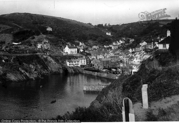 Photo of Polperro, From Talland Hill c.1955