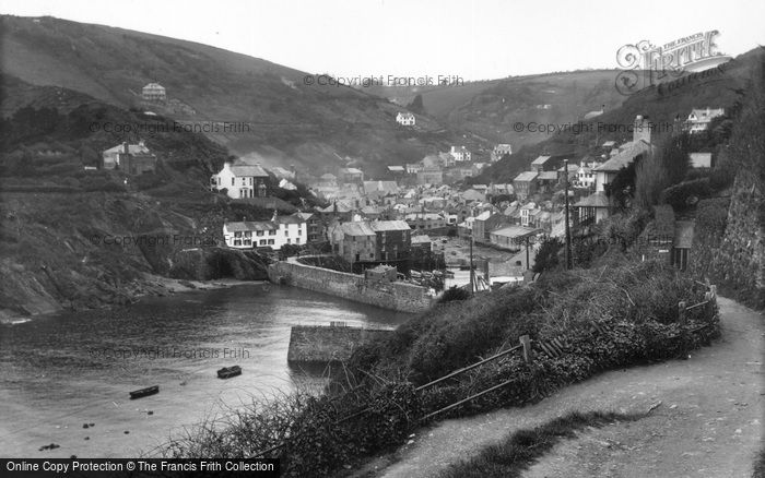 Photo of Polperro, From Warren Path c.1955