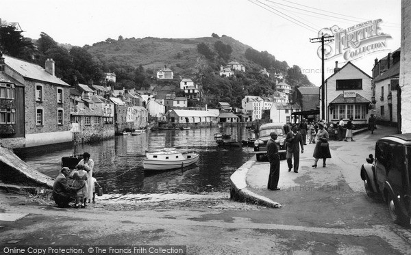 Photo of Polperro, Harbour 1955