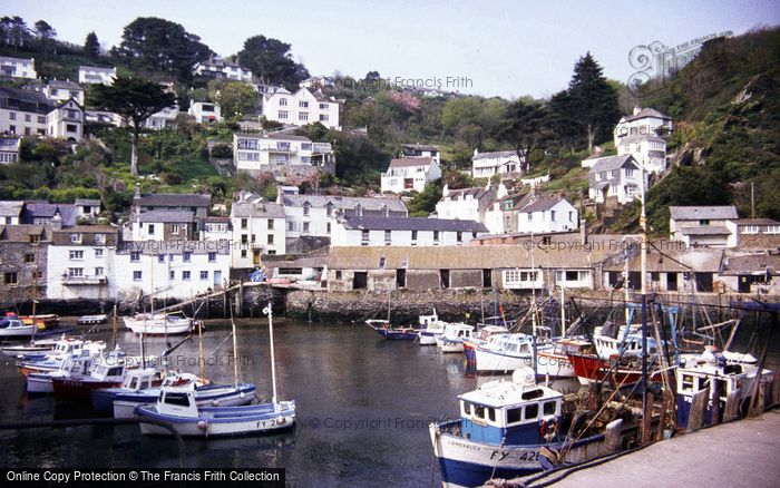Photo of Polperro, Harbour 1985