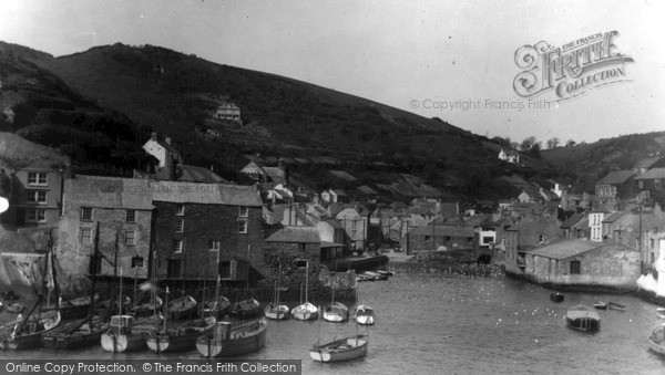 Photo of Polperro, Harbour c.1955