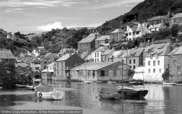 Photo of Polperro, Harbour c.1955