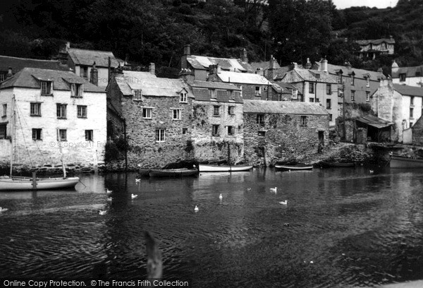 Photo of Polperro, Harbour c.1955