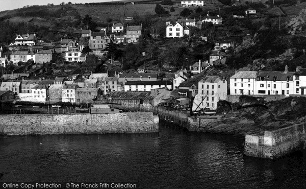 Photo of Polperro, Harbour c.1955