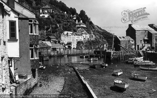 Photo of Polperro, Harbour c.1955