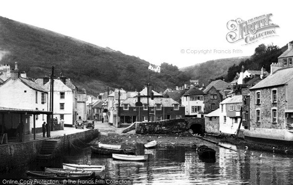 Photo of Polperro, Harbour c.1955