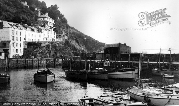 Photo of Polperro, Harbour c.1955