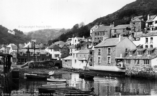 Photo of Polperro, Harbour c.1955