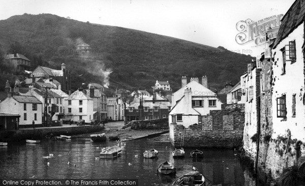 Photo of Polperro, Harbour c.1955