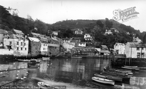 Photo of Polperro, Harbour c.1955