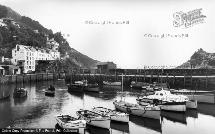Photo of Polperro, Harbour c.1955