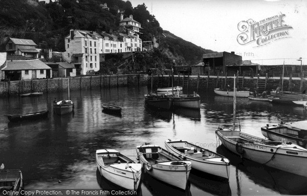 Photo of Polperro, Harbour c.1955