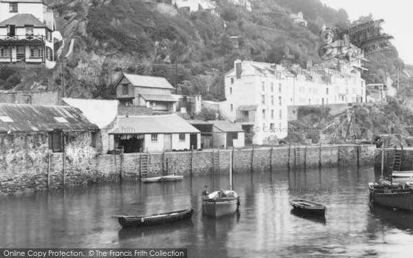 Photo of Polperro, Harbour c.1955