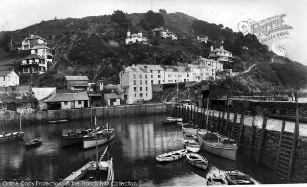 Photo of Polperro, Harbour c.1955
