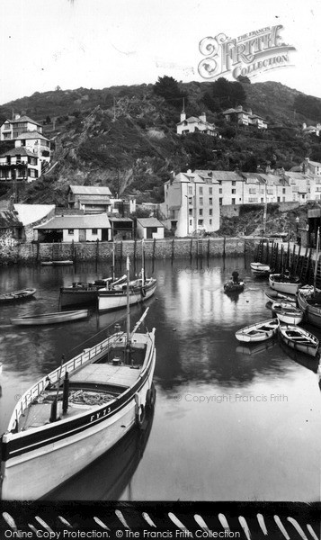 Photo of Polperro, Harbour c.1955