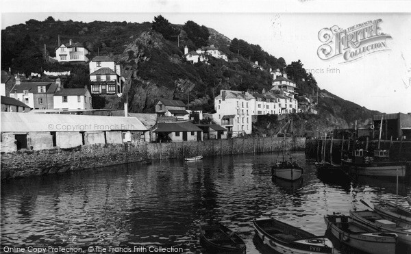 Photo of Polperro, Harbour c.1955