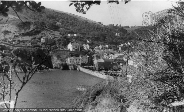 Photo of Polperro, Harbour c.1955