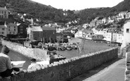 Polperro, Harbour c1955