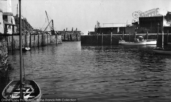 Photo of Polperro, Harbour c.1955