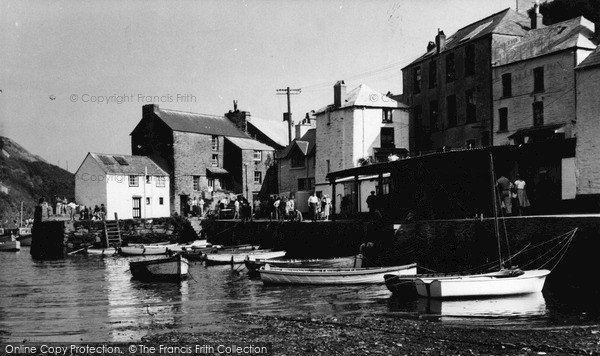 Photo of Polperro, Harbour c.1955