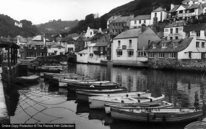 Photo of Polperro, Harbour c.1955