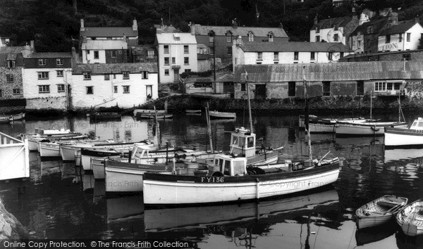 Photo of Polperro, Harbour c.1955
