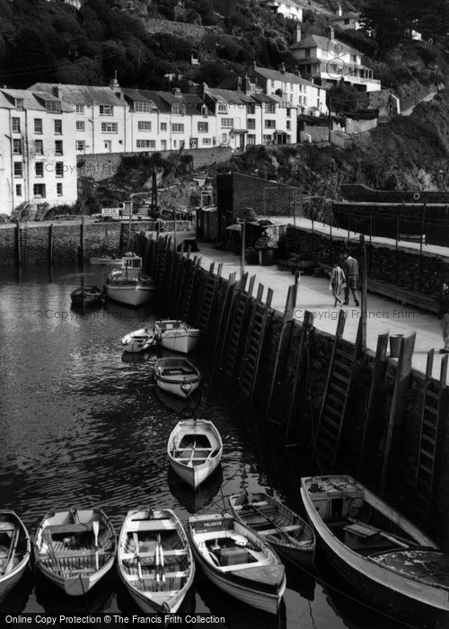 Photo of Polperro, Harbour c.1955