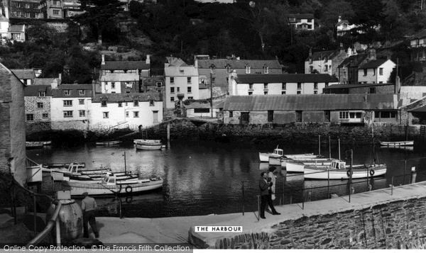 Photo of Polperro, Harbour c.1955