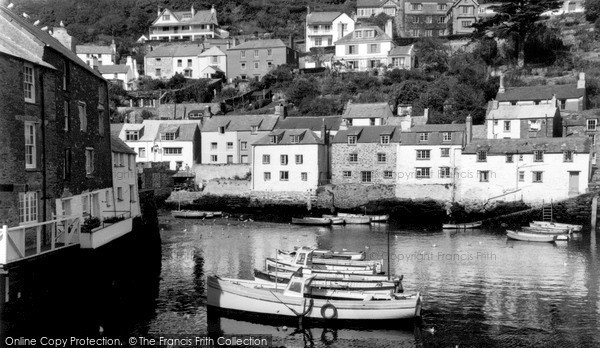 Photo of Polperro, Harbour c.1955