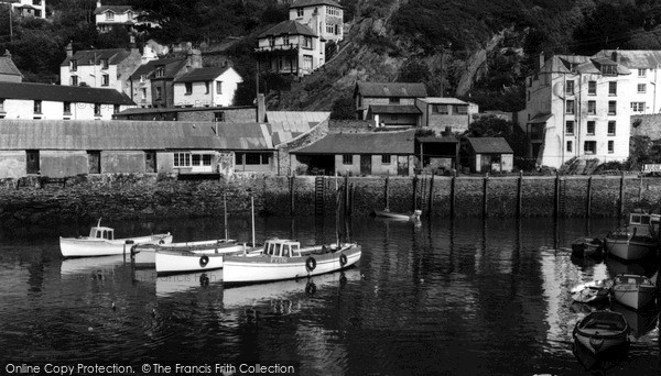 Photo of Polperro, Harbour c.1955