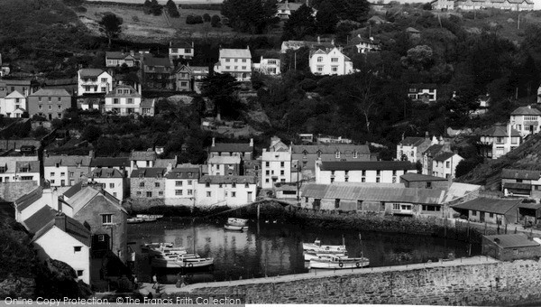 Photo of Polperro, Harbour c.1955