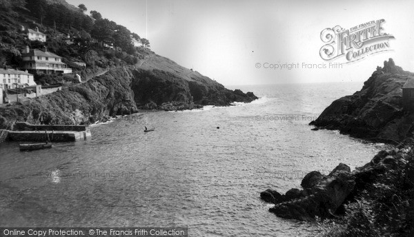 Photo of Polperro, Harbour Entrance c.1955