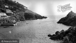 Harbour Entrance c.1955, Polperro