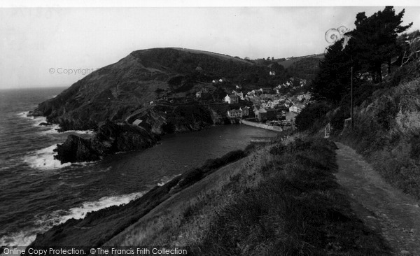 Photo of Polperro, Harbour Entrance c.1955