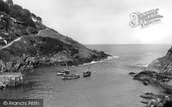 Harbour Entrance c.1955, Polperro