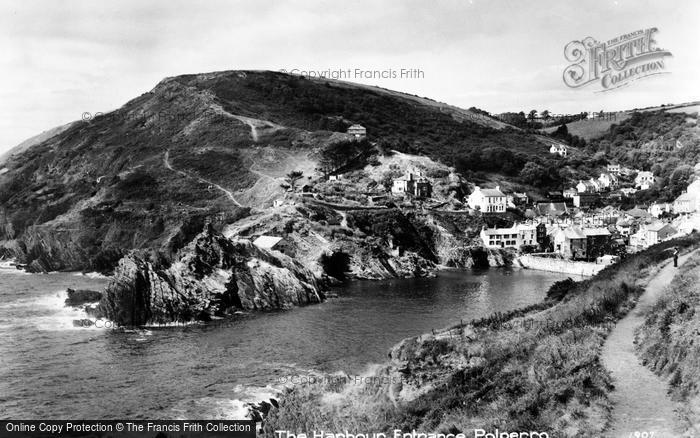 Photo of Polperro, Harbour Entrance c.1960