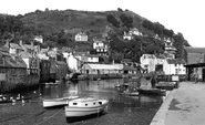 Harbour From The Pottery Shop c.1960, Polperro