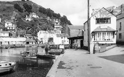 Harbour From The Pottery Shop c.1960, Polperro