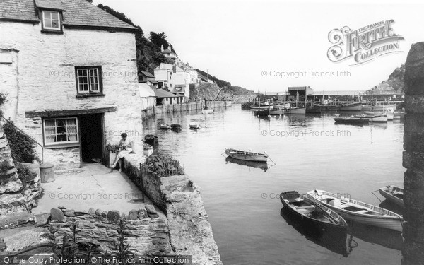 Photo of Polperro, Harbour From The Shell House c.1955